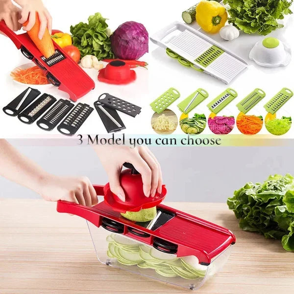 10-in-1 Mandoline Slicer โ Multifunctional Vegetable Cutter & Grater