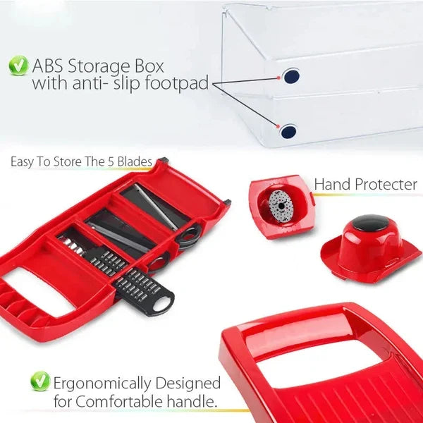 10-in-1 Mandoline Slicer โ Multifunctional Vegetable Cutter & Grater